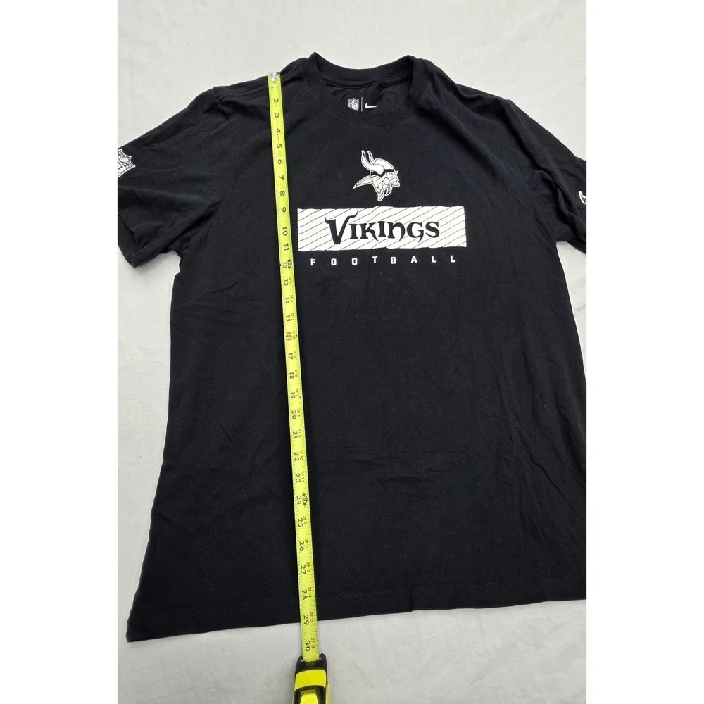 Nike Dri-fit Minnesota Vikings NFL Black T-shirt Size XL